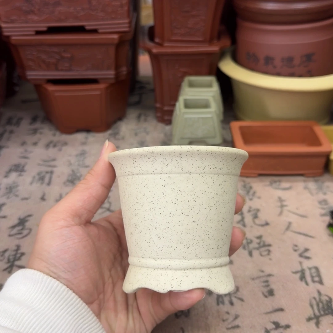 紫砂花盆宜兴紫砂正品8x7.8