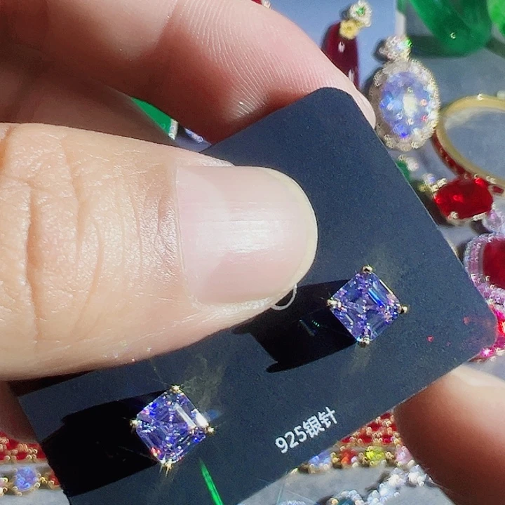 非金属红色蓝色满镶嵌