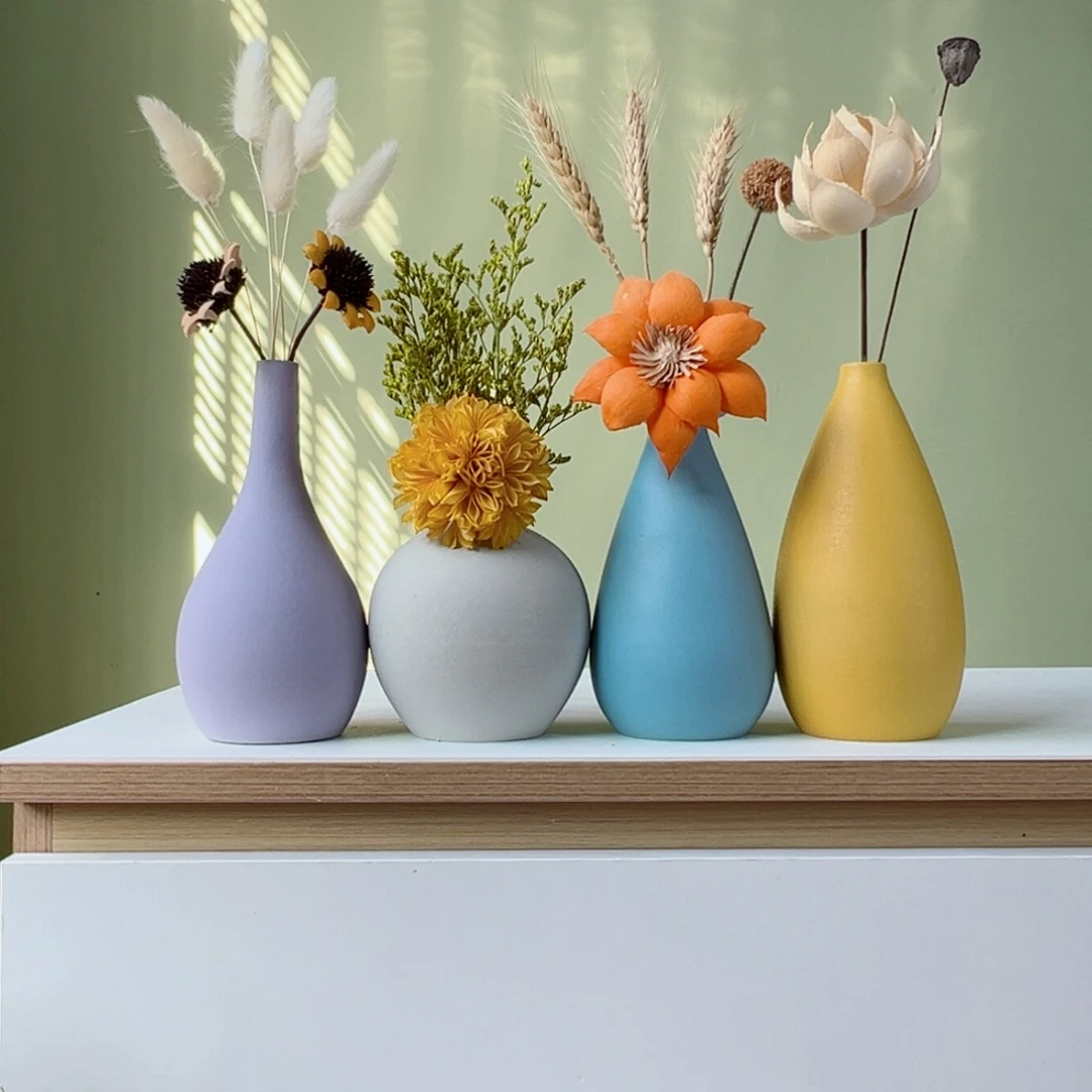 摆件花瓶带花高度20-30厘米左右