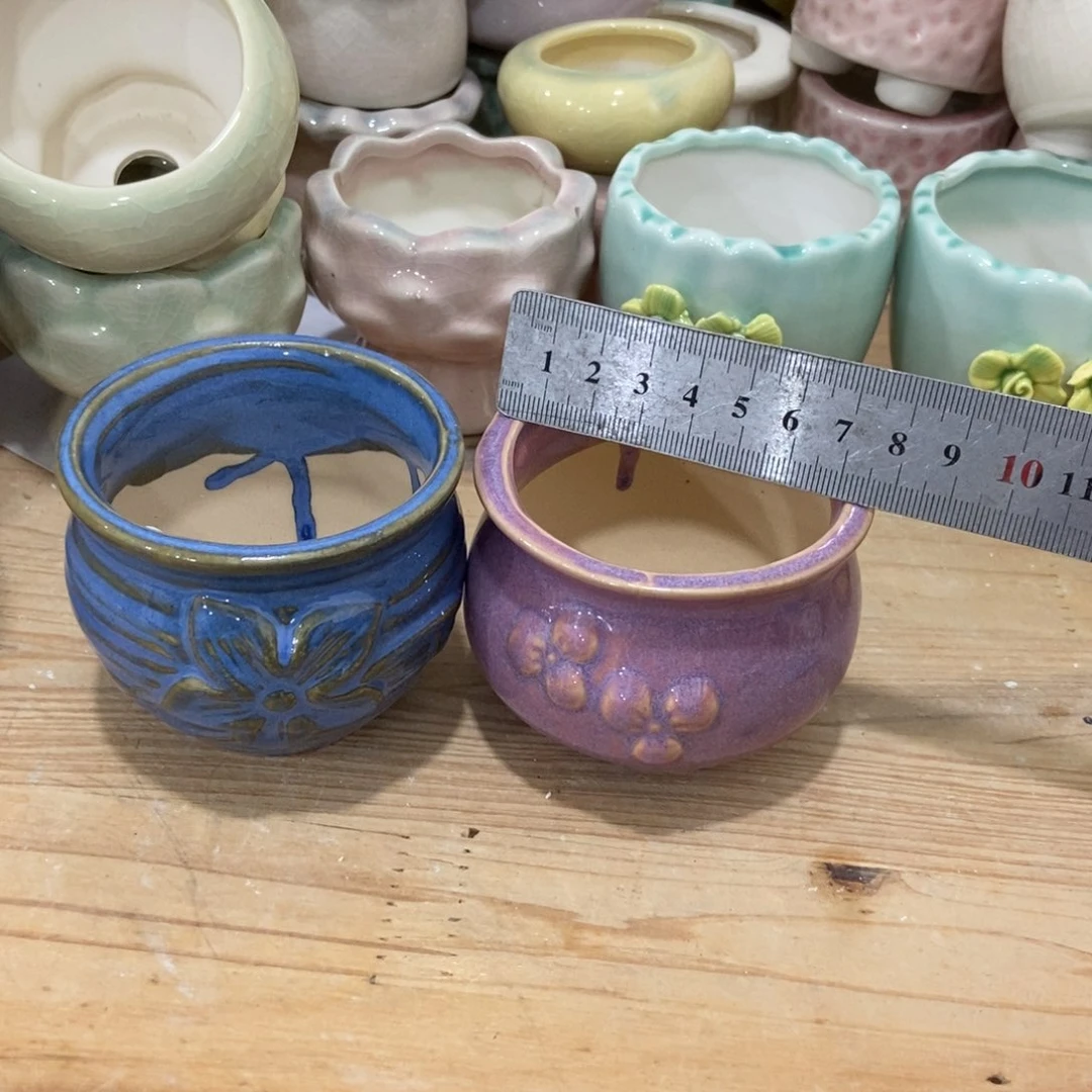 红陶陶瓷花盆凑满十二米包邮