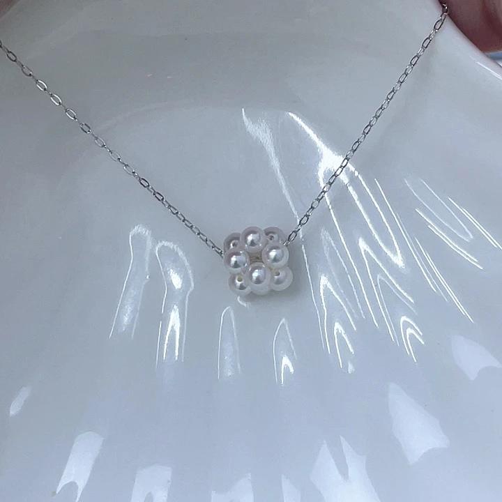 淡水珍珠手绳银S925镶嵌