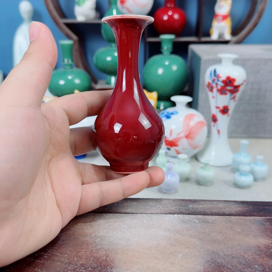 陶瓷手工小花器摆件