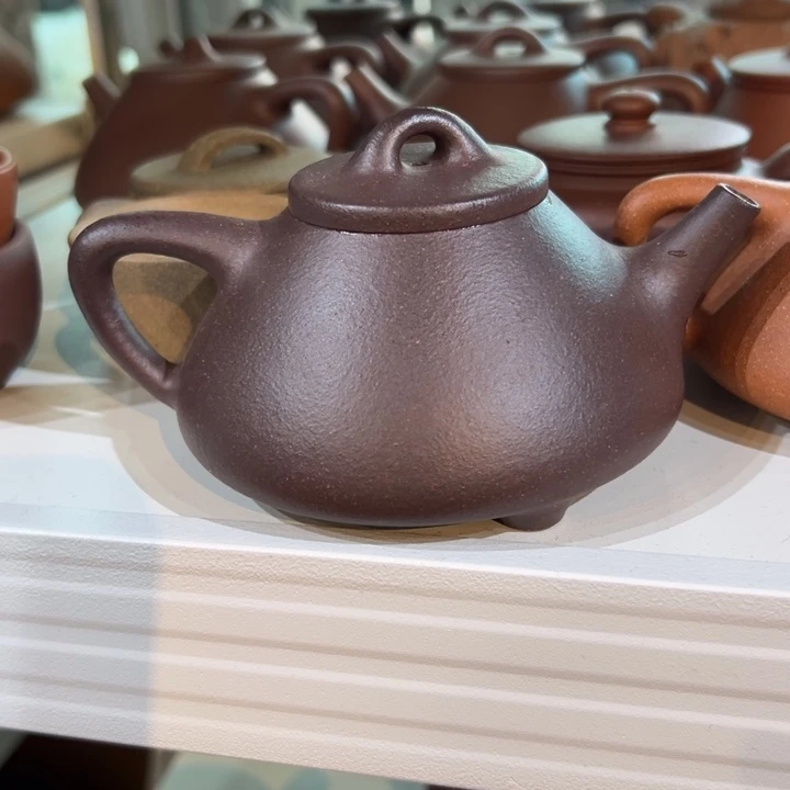 茶壶紫砂天青子冶220c c
