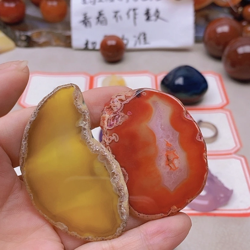 【闪购商品】未镶嵌玛瑙/玉髓珠宝半成品猛*