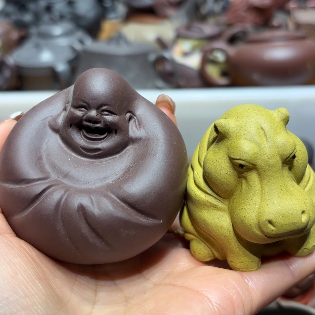 紫砂茶宠微瑕尾货听清再拍