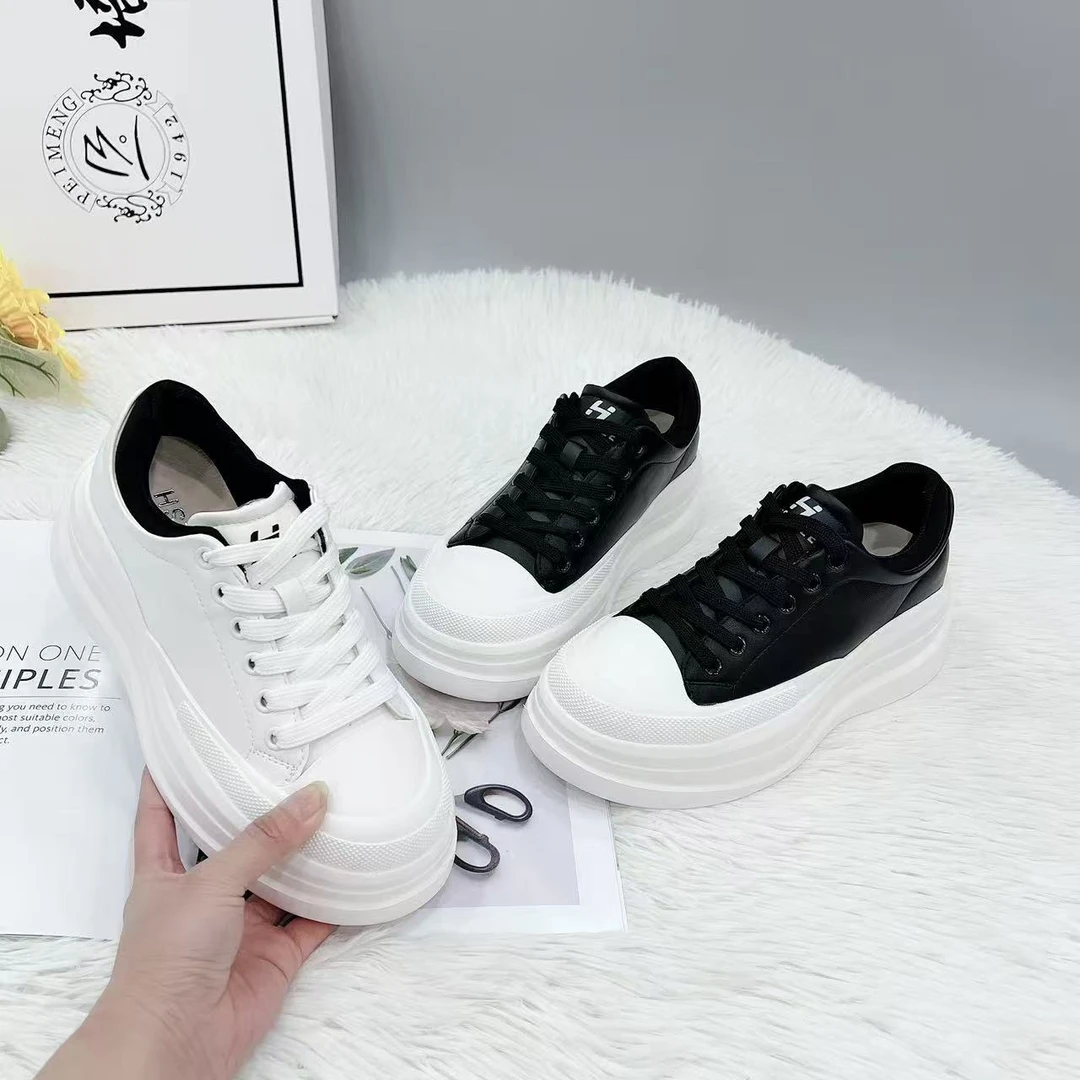 10-019 新款时尚百搭系带平底舒适休闲鞋
