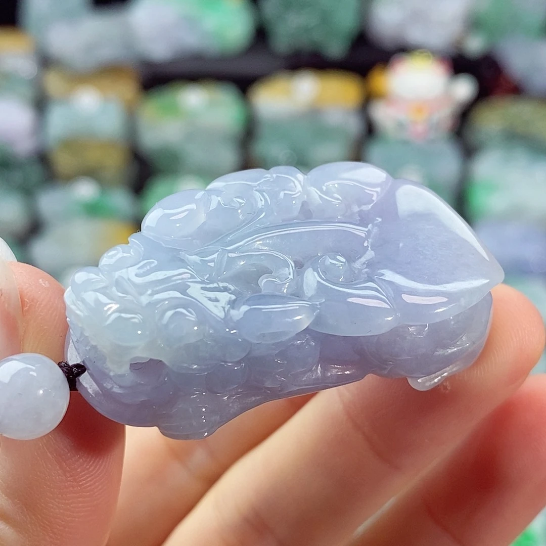 颈饰未镶嵌翡翠天然