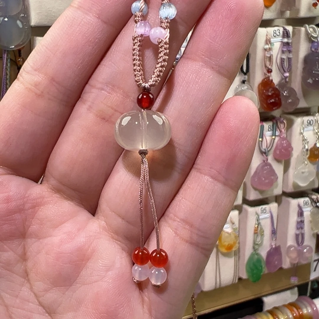 玛瑙/玉髓未镶嵌吊坠(赠链)福利不退不换