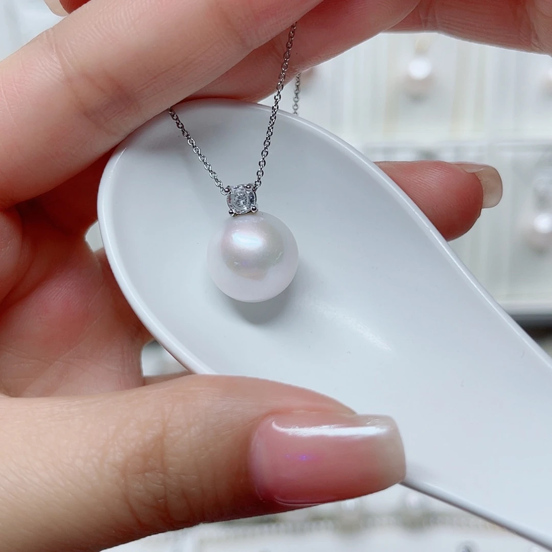 淡水珍珠未镶嵌吊坠(赠链)