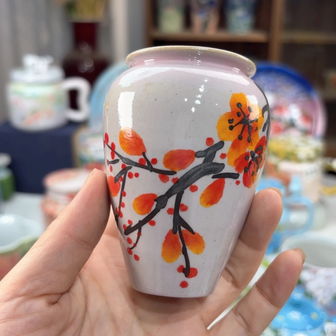 景德镇手绘高温釉下彩陶瓷茶具