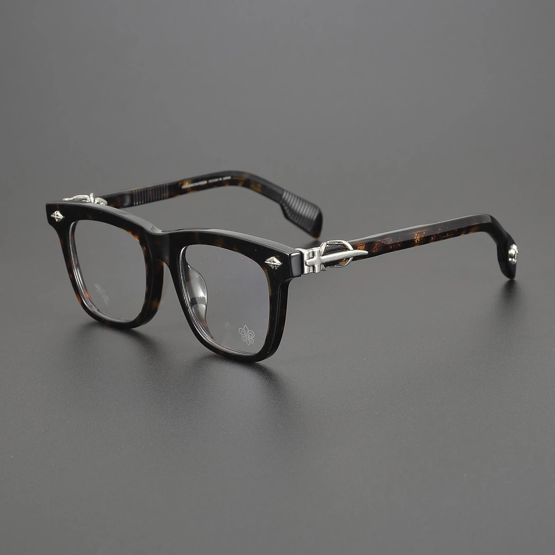 新款潮流眼镜框黑框素颜神器板材大框大脸型粗腿全框男女近视架