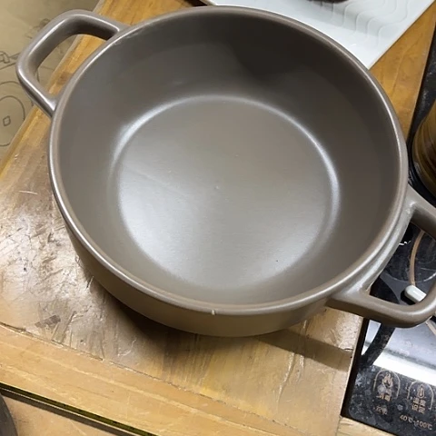 微瑕，明火，口径20高6拖釉灰