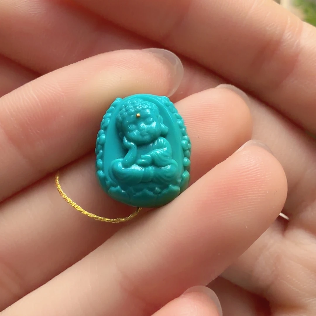 绿松石未镶嵌颈饰