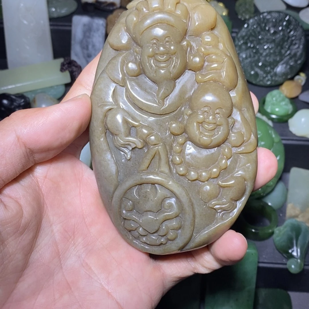 颈饰未镶嵌和田玉
