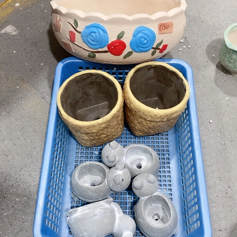 【闪购商品】红陶陶瓷花盆，多肉花盆