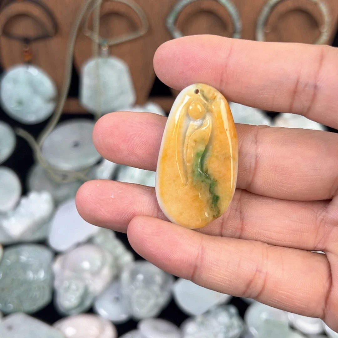 翡翠未镶嵌颈饰多样性发其一 天然A货翡翠0063
