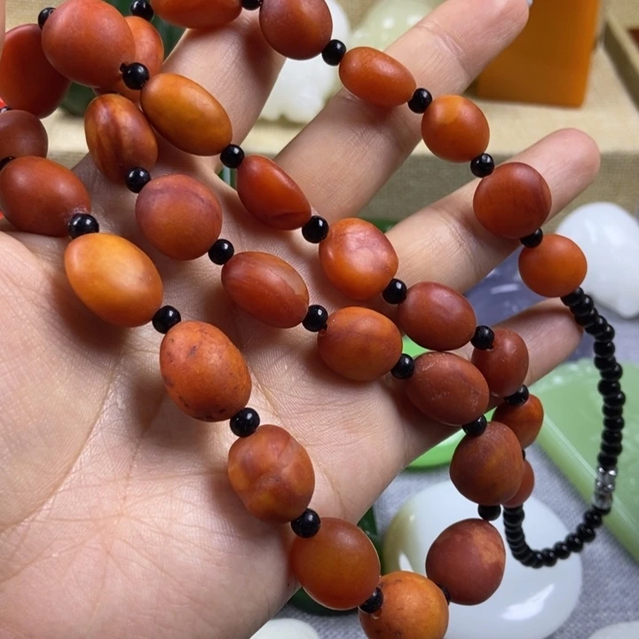 和田玉未镶嵌颈饰冬****7