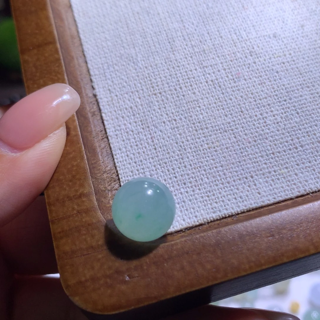 翡翠散珠特价蓝绿飘花卡12