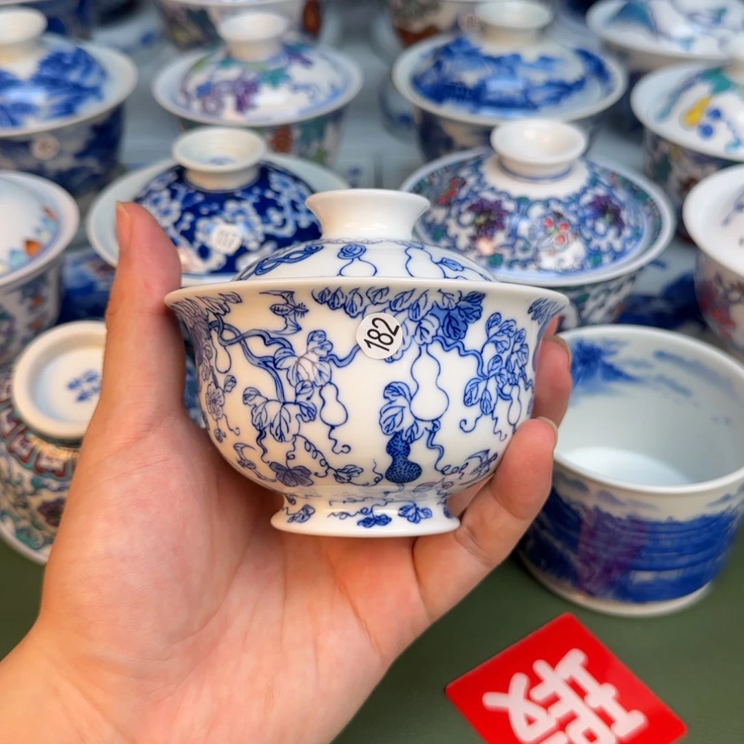 彦祖纯手工手绘茶具182