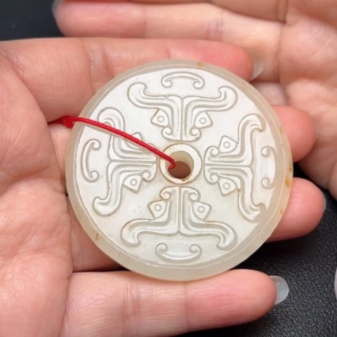 和田玉挂件未镶嵌申****0