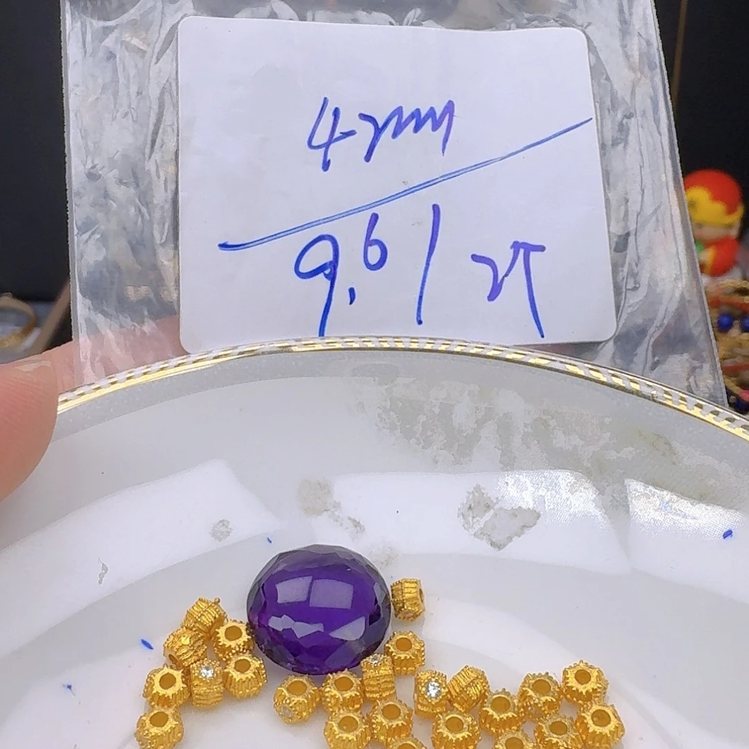 紫晶银S925镶嵌颈饰紫水晶925镶嵌206