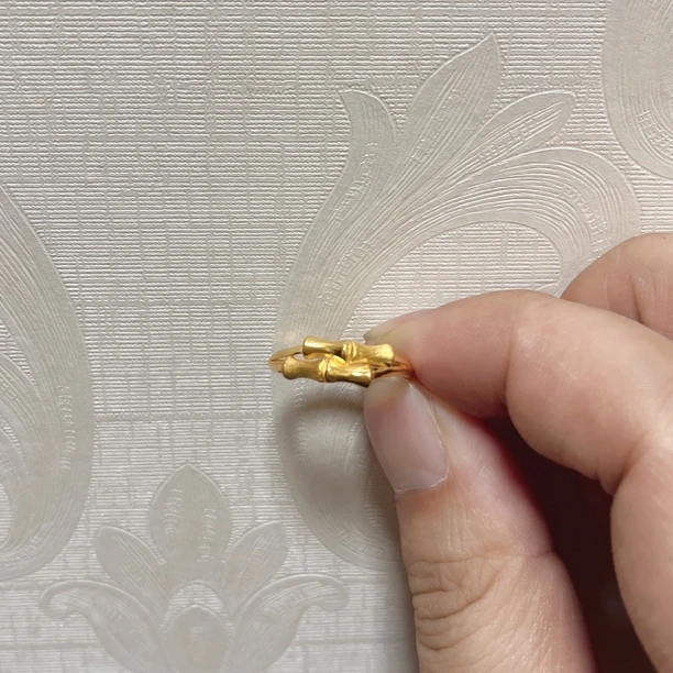 特价福利足金999竹节戒指节节高ins时尚仙女气质