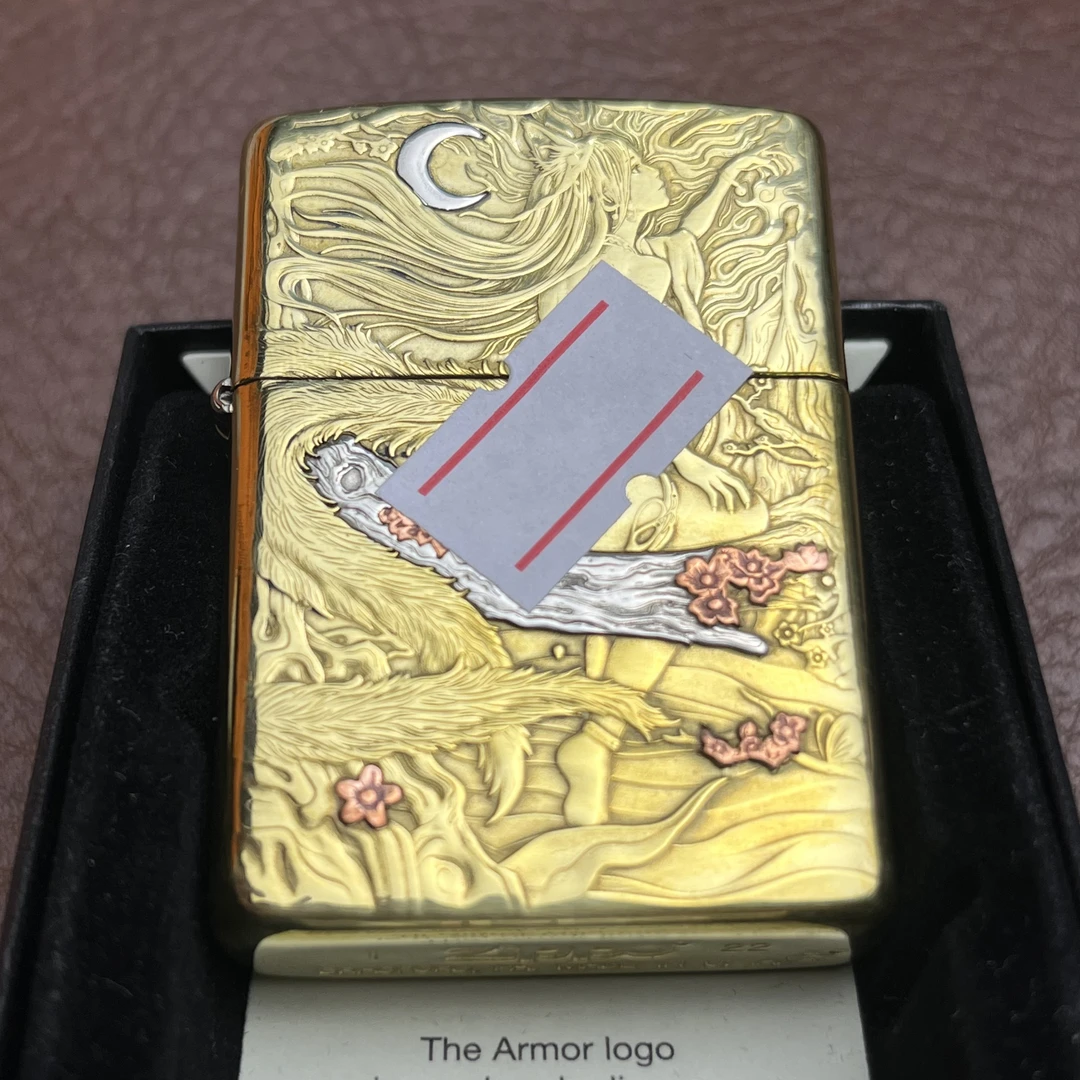 【CC】Zippo打火机正面P望月九尾背面G九尾DY9912FD