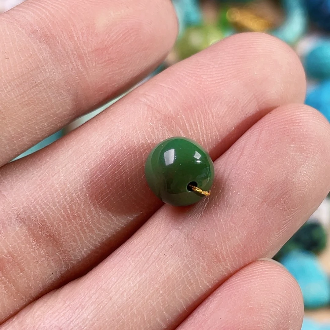 绿松石未镶嵌珠宝奇石8.5mm