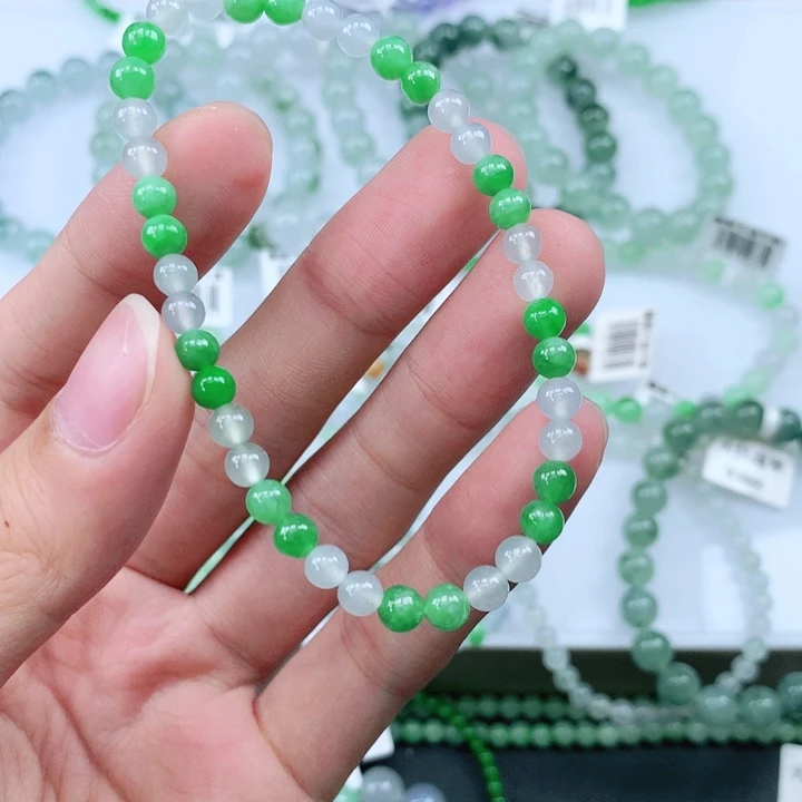 未镶嵌手链翡翠翡翠