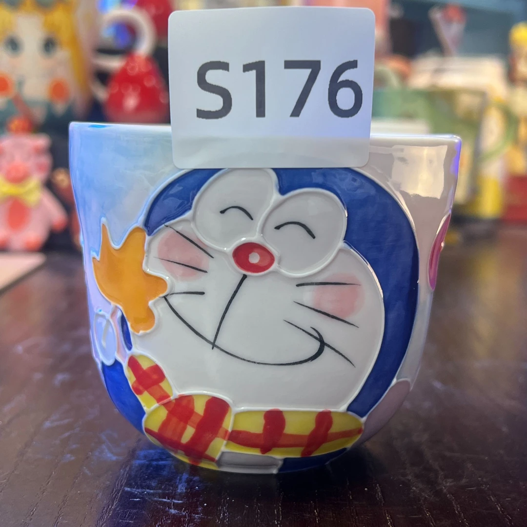 哆唻A梦枫叶浮雕葫芦杯