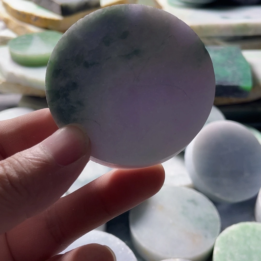 翡翠颈饰未镶嵌毛料76