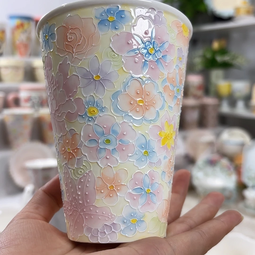 手绘创意高温釉下彩陶瓷