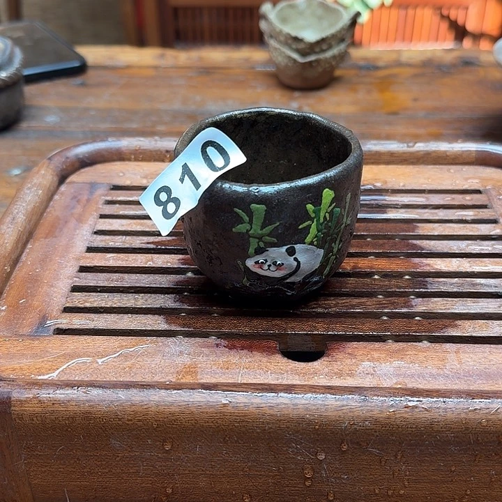 纯手工制作粗陶茶具