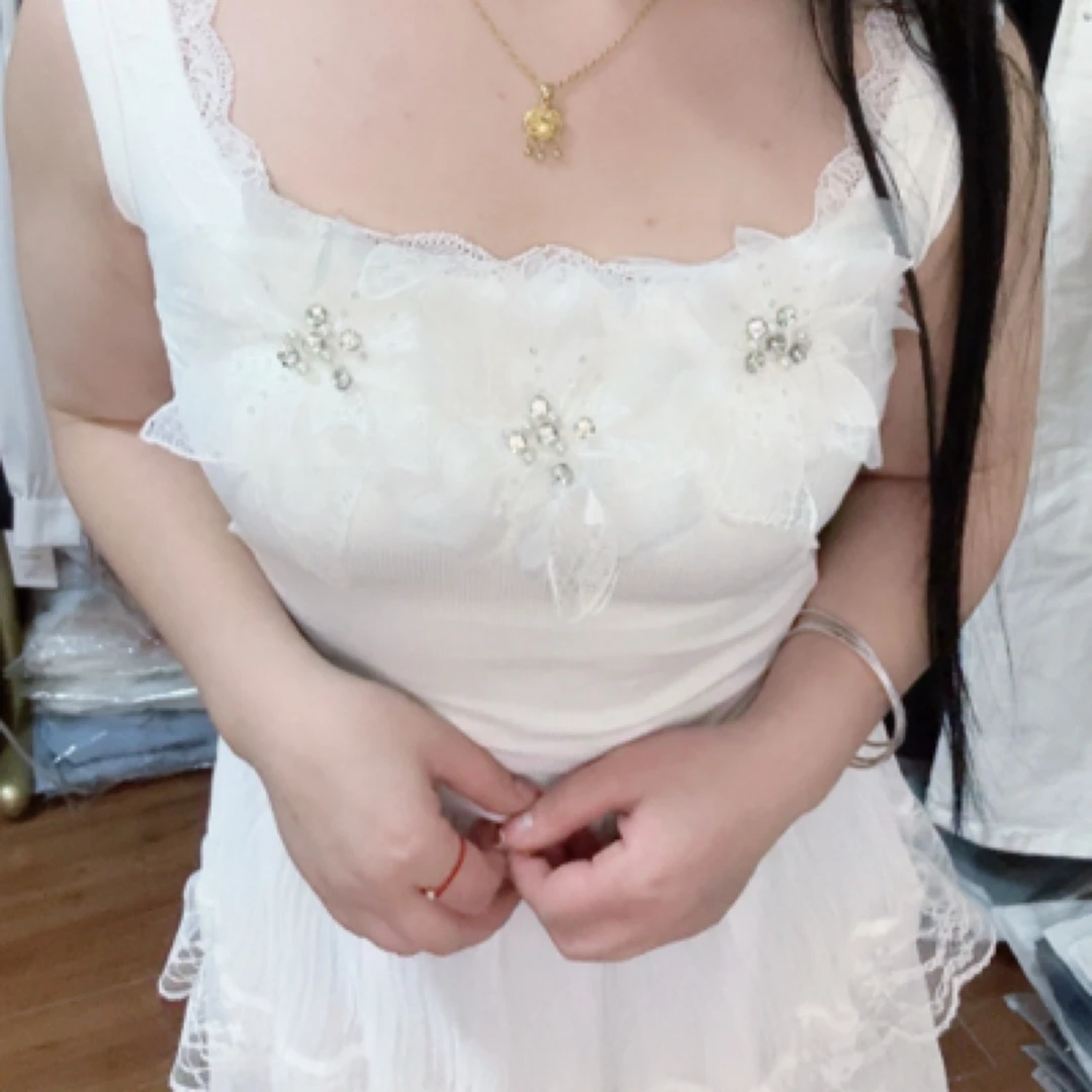 甜美洋气美背吊带