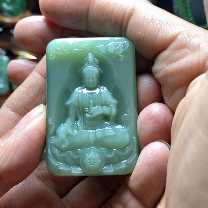 和田玉（碧玉）挂件未镶嵌