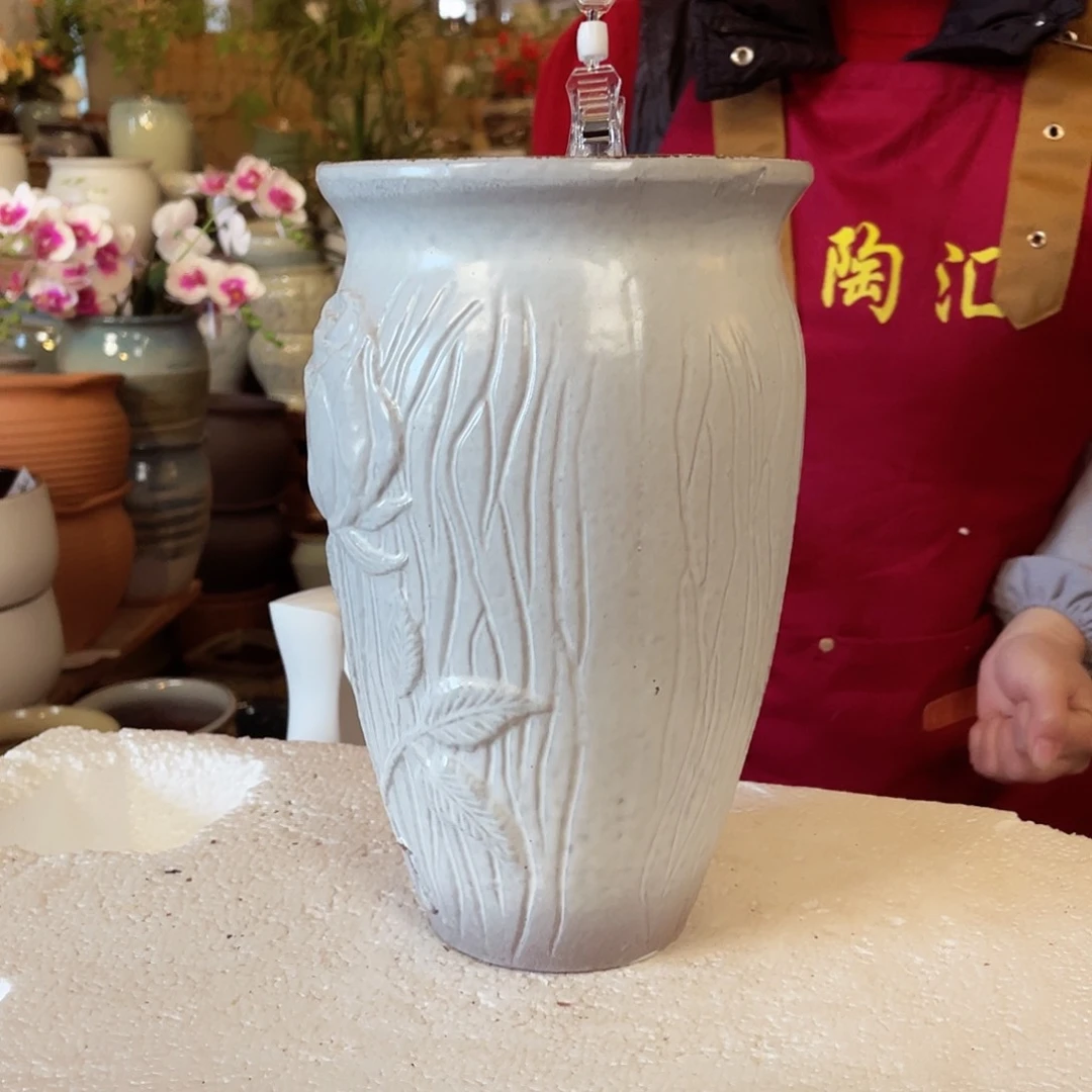 紫砂花盆高度24口径15