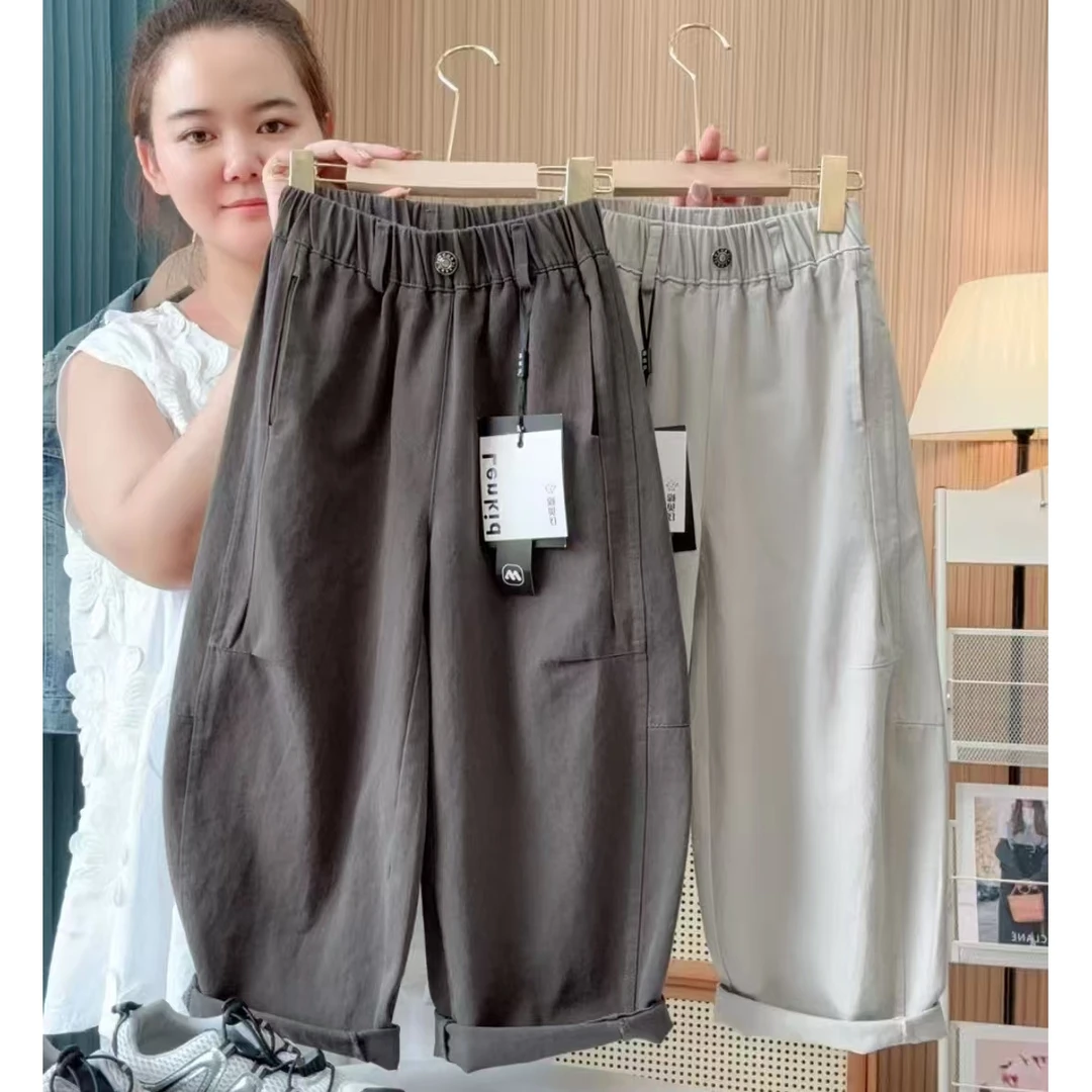【秋款上新纯棉100%】春秋休闲裤男女通用童装长裤中大童通用休闲裤