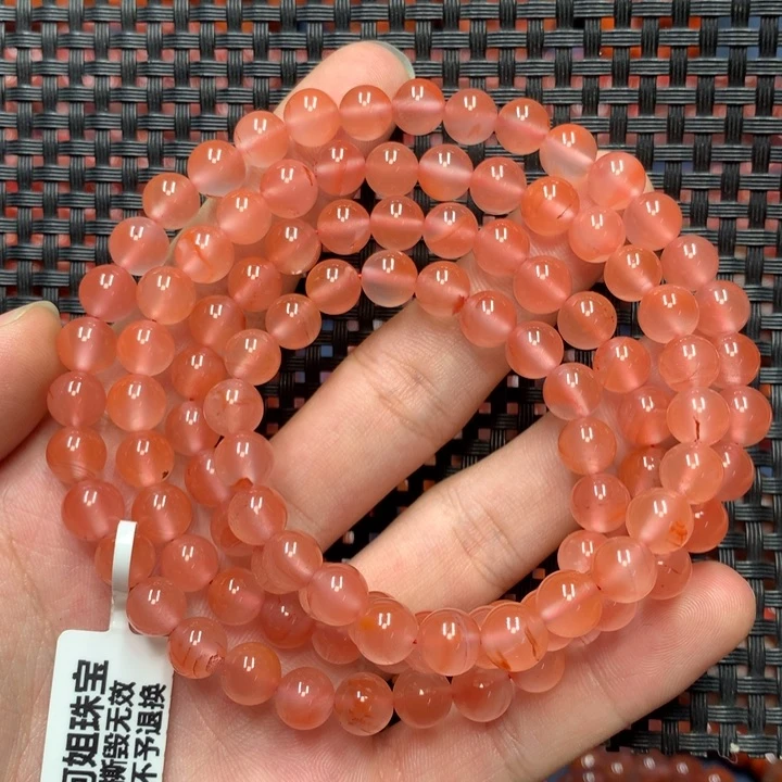 未镶嵌手链南红玛瑙7+’mm