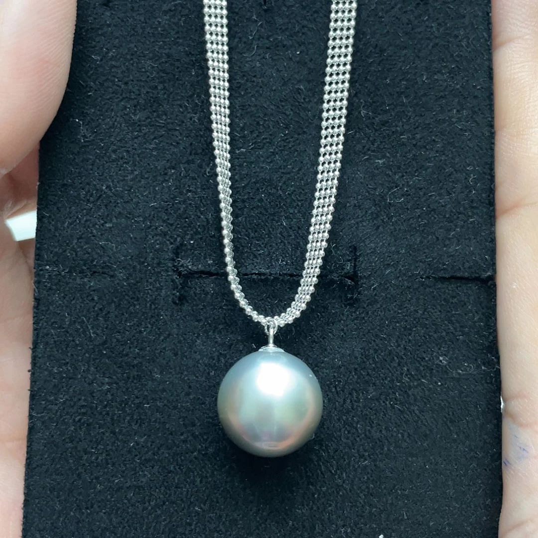 海水珍珠颈饰银S925镶嵌