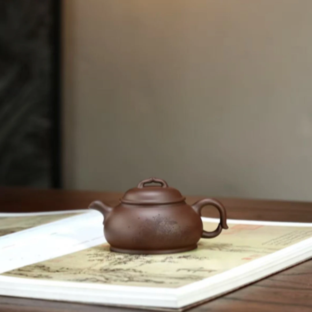 逍遥·全手工·220cc 陈腐老紫泥 紫砂壶