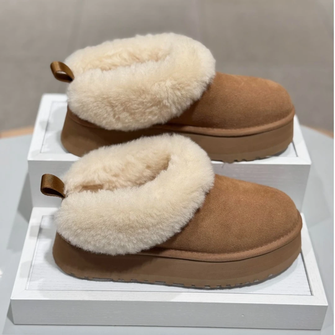 二胖【福利款】桑坡羊皮毛一体雪地靴秋冬百搭休闲厚底真皮真毛