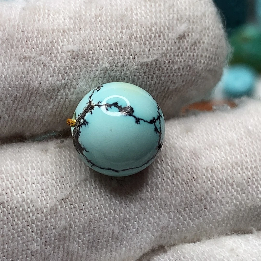 绿松石未镶嵌天然原矿 带武汉地大证书