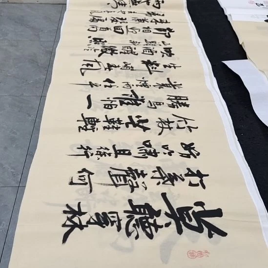 翰墨白武坤老师作品一副