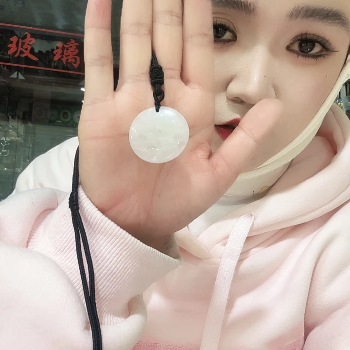 白水晶石工艺项链