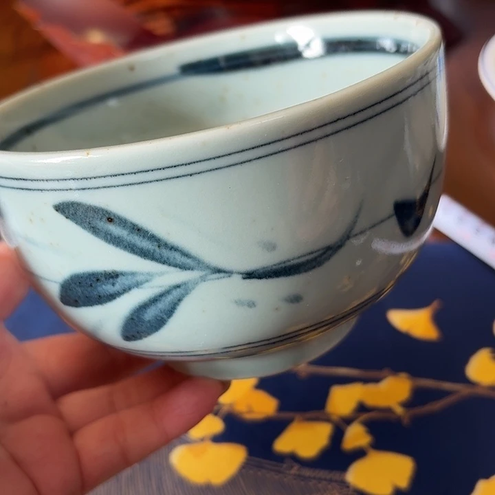 瓷S79青瓷大碗微瑕