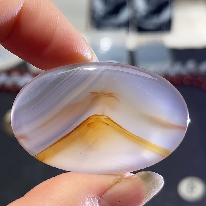 玛瑙/玉髓未镶嵌吊坠(不含链)