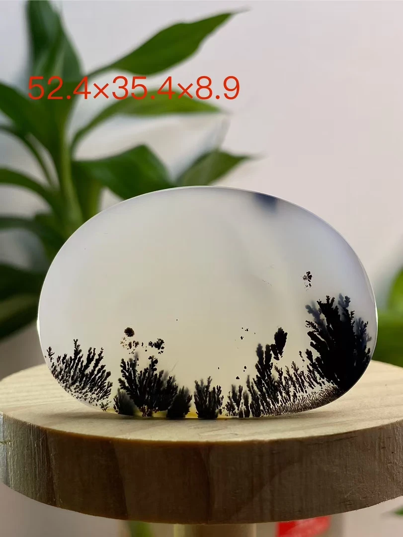 天然海洋玉髓水墨风景吊坠上新