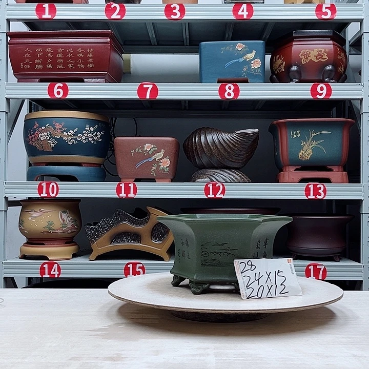 紫砂花盆紫砂花盆