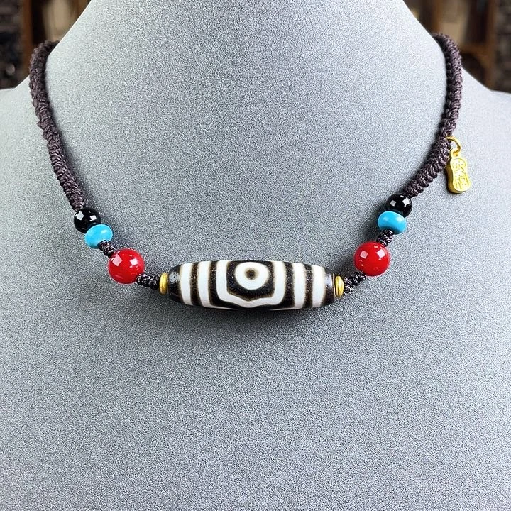 玛瑙/玉髓颈饰合金