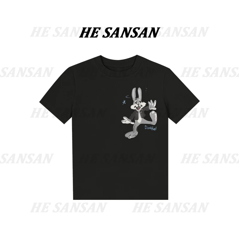 【SANSAN】疯狂的兔子重工设计款短袖DY-2672